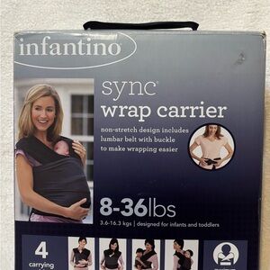 Infantino Sync Wrap Carrier in Dark Gray